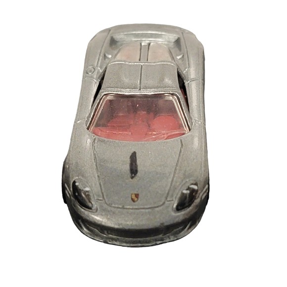 Vintage Hot Wheels Porsche Carrera GT Silver Lightweight Portable‎ Die Cast Cars - Picture 2 of 9